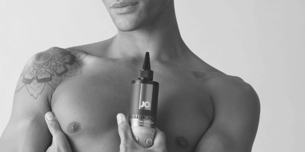 Lubrican bottles in Grayscale