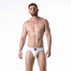 LEADER SPORTS MESH JOCKSTRAP - WHITE