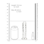 Realrock Straight Realistic Dildo with Suction Cup - 6'' / 14.5cm