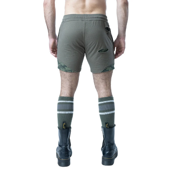 Nasty Pig Shred Rugby Short - Army Green - image 3