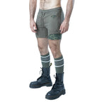 Nasty Pig Shred Rugby Short - Army Green