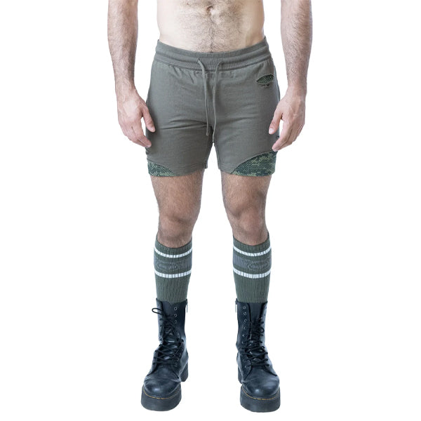 Nasty Pig Shred Rugby Short - Army Green - image 2