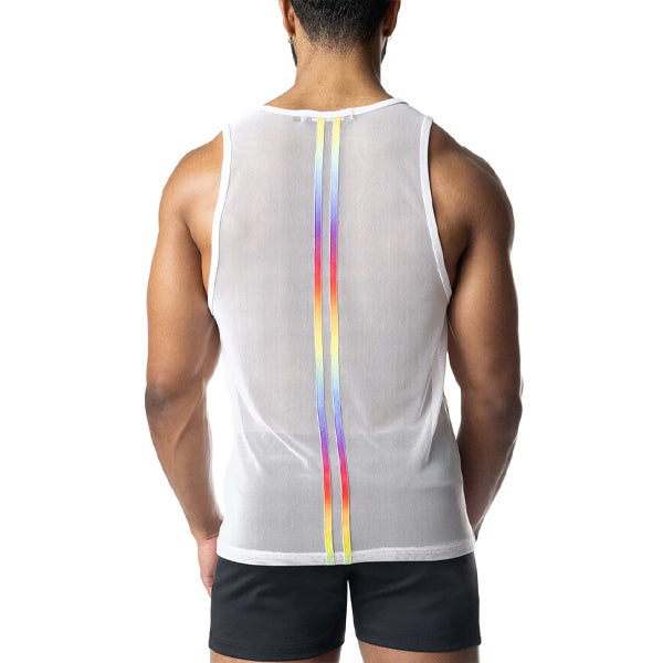 Nasty Pig Aura Pride Tank Top - White/Multi - image 2