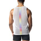 Nasty Pig Aura Pride Tank Top - White/Multi - image 2