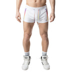 Nasty Pig Aura Pride Trunk Short - White/Multi - image 2