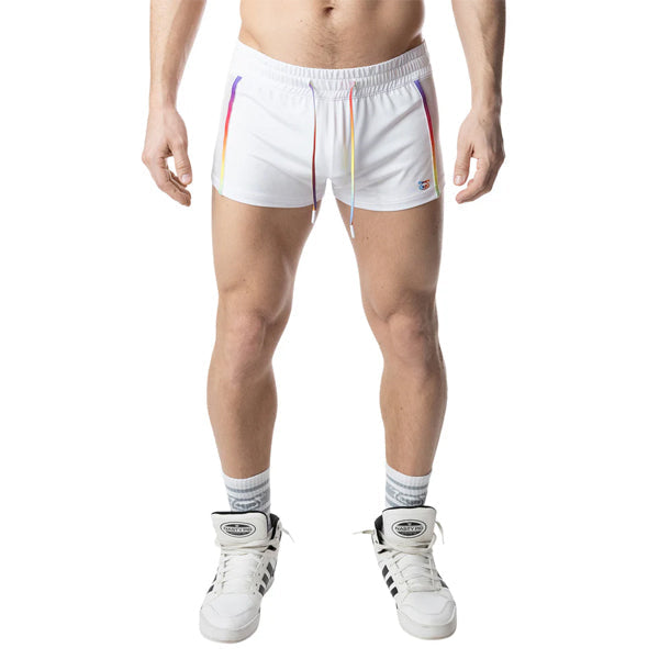 Nasty Pig Aura Pride Trunk Short - White/Multi - image 2