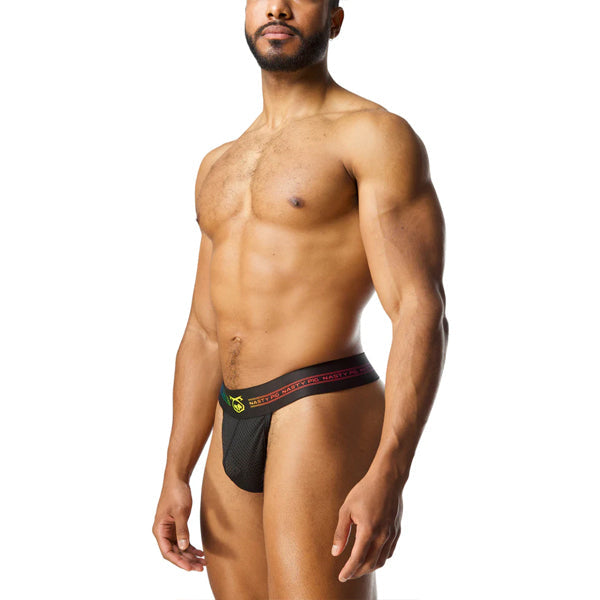 Nasty Pig Prism Pride Thong - Black - image 3