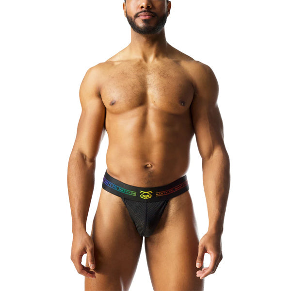 Nasty Pig Prism Pride Thong - Black - image 2