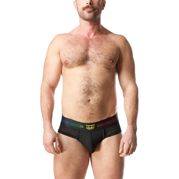 Nasty Pig Prism Pride U-Front Brief - Black