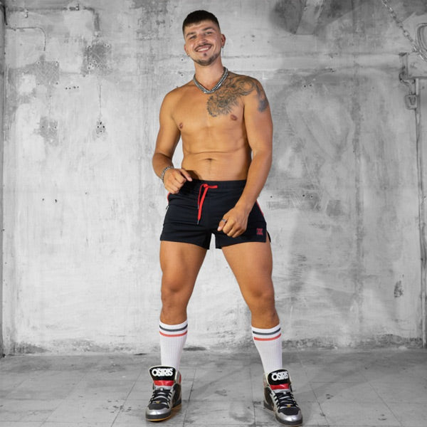 Boxer Barcelona Fit & Horny Short - Black/Red
