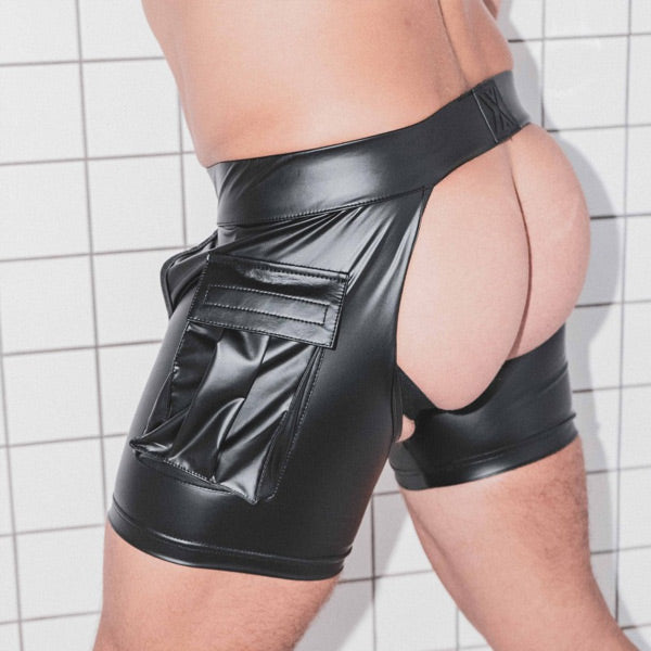 Boxer Barcelona Sexy Mini Chaps - Rubber Look