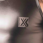 Boxer Barcelona Sexy Vest - Black - Rubber Look