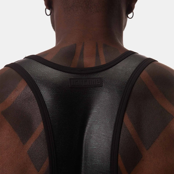 Barcode Berlin Singlet Bazo - Army-Black