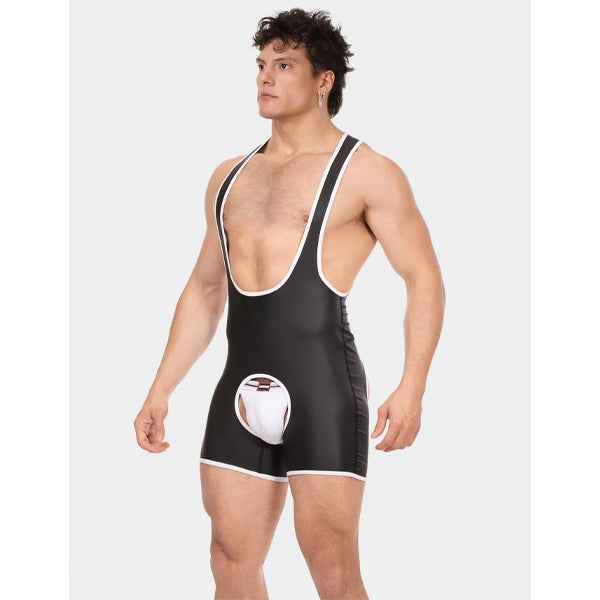 Barcode Berlin Singlet Kam - Black-White
