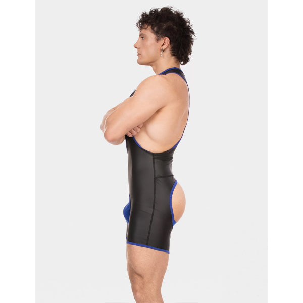 Barcode Berlin Singlet Kam - Black-Royal