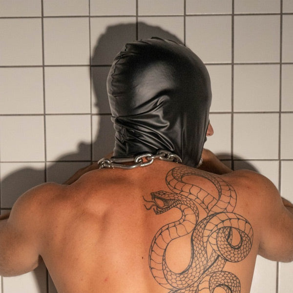 Boxer Barcelona X Shiny Gimp Mask - Cocksucker, no eyes - image 2