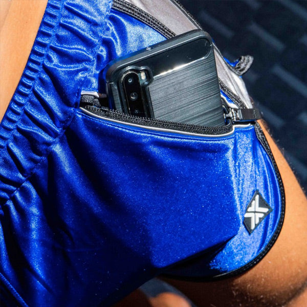 Boxer Barcelona X-Boyz Mini Short - Marine Blue/Silver - image 3