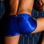 Boxer Barcelona X-Boyz Mini Short - Marine Blue/Silver - image 2