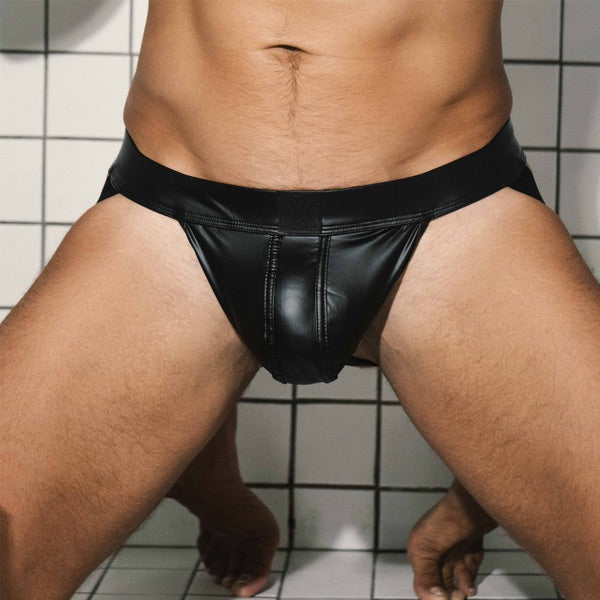 Boxer Barcelona Sexy-X-Jock - Rubber Look/Black - image 3