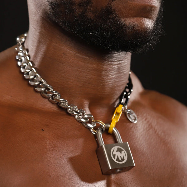 Strapp Metal Ball And Chain Collar - Stainless Steel - image 2