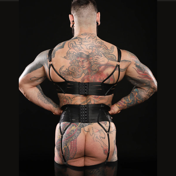 Strapp Metal Sammi Lingerie Set - Black - image 2