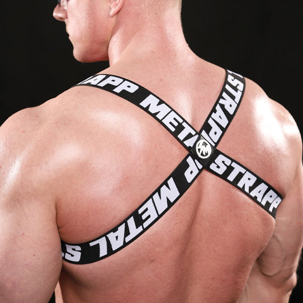 Strapp Metal Performance Harness - Black/White - image 2