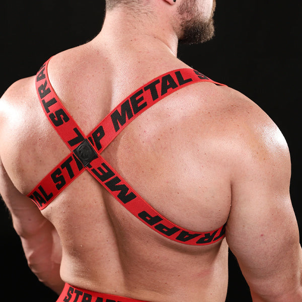 Strapp Metal Performance Harness - Black/Red - image 2
