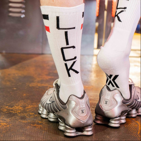 Boxer Barcelona Skater Socks Lick - Black/White/Red