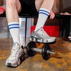 Boxer Barcelona Skater Socks Suck - White/Royal Blue - image 4