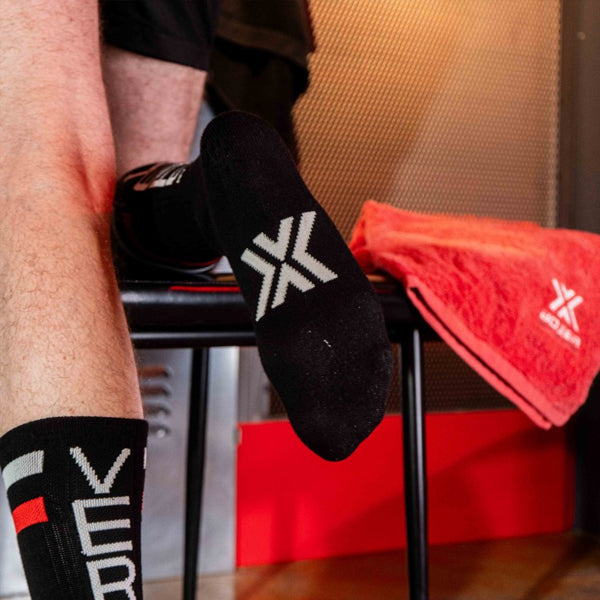 Boxer Barcelona Skater Socks Vers - Black/Red/White - image 2