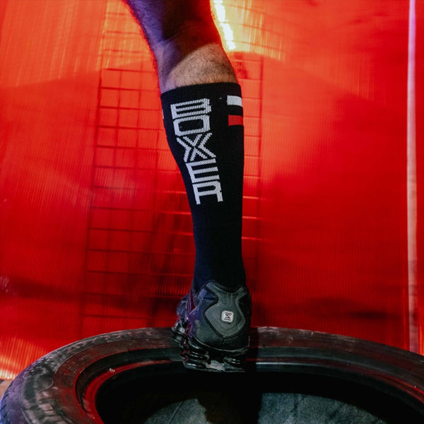 Boxer Barcelona Skater Socks Boxer - Black/White/Red - image 2
