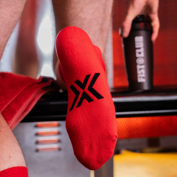 Boxer Barcelona Skater Socks Fist - Red/Black - image 3