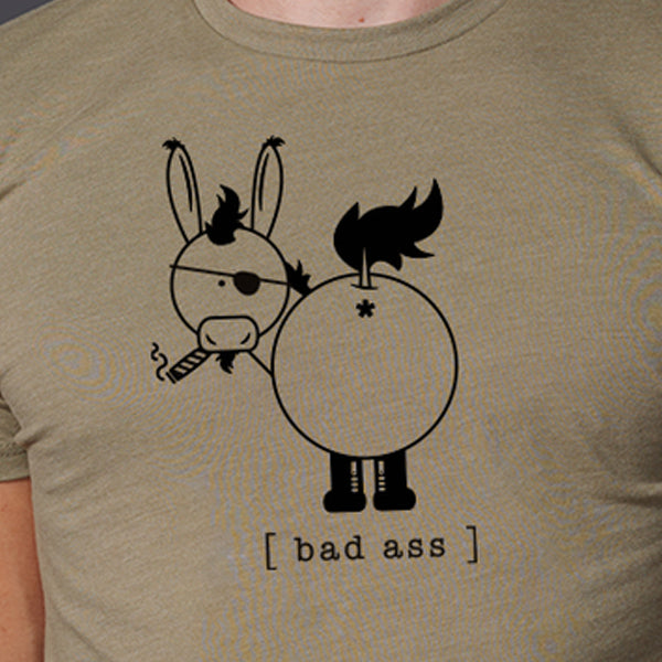 Silber Fuchs Butt Babies Bad Ass Tee - Olive