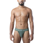 Nasty Pig Core Jock Strap 3.0 - Army Green/Shark Grey/White - image 2