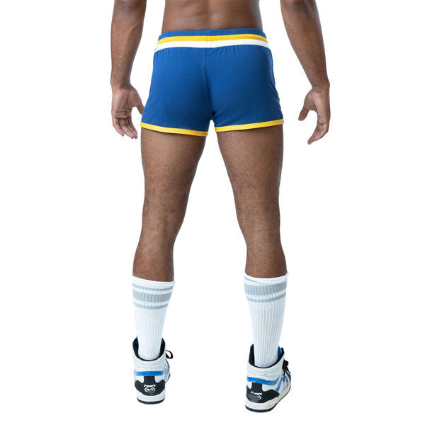 Nasty Pig Deadlift Trunk Short - Goldenrod/Cadet Blue/White