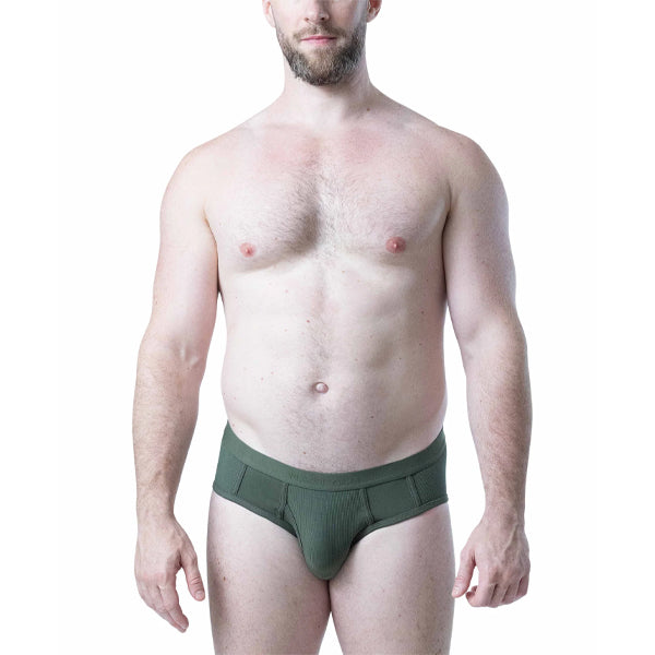 Nasty Pig Shred Y-Front Brief - Army Green - image 3
