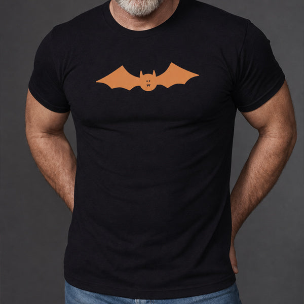 Silber Fuchs Bat Tee - Black