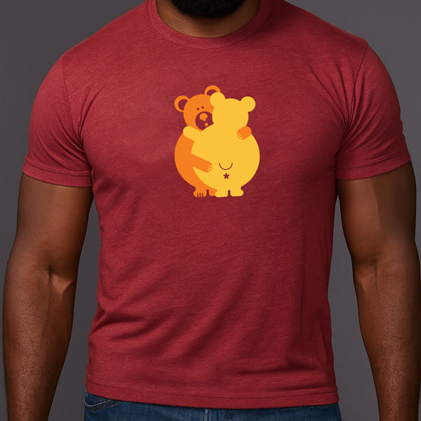 Silber Fuchs BearHug Tee - Cranberry