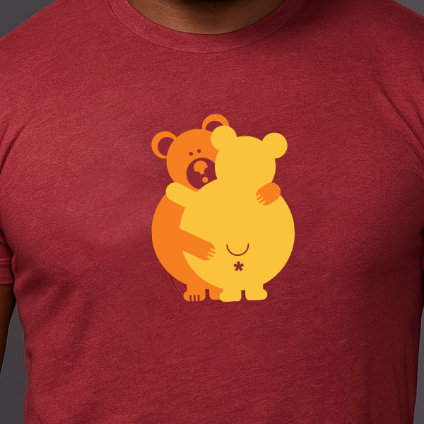Silber Fuchs BearHug Tee - Cranberry