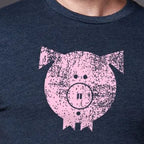 Silber Fuchs Vintage Butt Babies Piglet Tee/Shredder - Navy