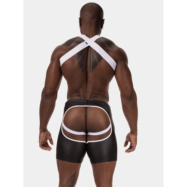 Barcode Berlin Chaps Short Jiho - Black/White - image 2