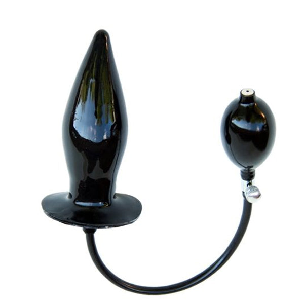 Mister B Inflatable Solid Butt Plug - Black XL