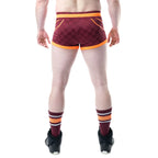 Nasty Pig Rival Trunk Short - Burgundy/Vibrant Orange