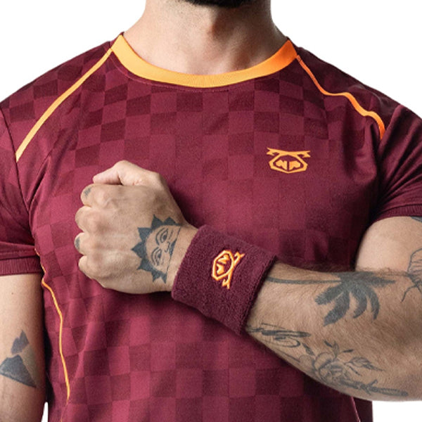 Nasty Pig Snout Arm Band - Burgundy/Vibrant Orange - OSFA
