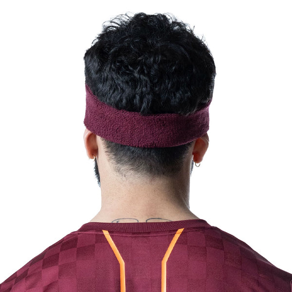 Nasty Pig Snout Sweat Band - Burgundy/Vibrant Orange - OSFA