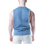 Nasty Pig Emboss Brandmark Shredder Tank Top - Mirage Blue