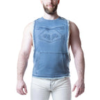 Nasty Pig Emboss Brandmark Shredder Tank Top - Mirage Blue