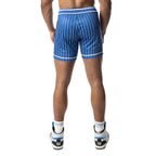 Nasty Pig Third Base Rugby Short - Quartz Blue/White