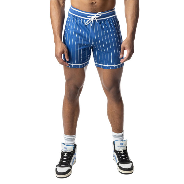 Nasty Pig Third Base Rugby Short - Quartz Blue/White