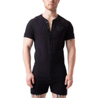 Nasty Pig Union Suit Cutoffs - Black